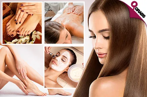 From QR180 Treat yourself to a Range of Beauty Packages including - Waxing, Facial, Moroccan Bath, Thalgo Facial, Mani/Pedi, Hair Wash & much more! (Up to QR835 Value)